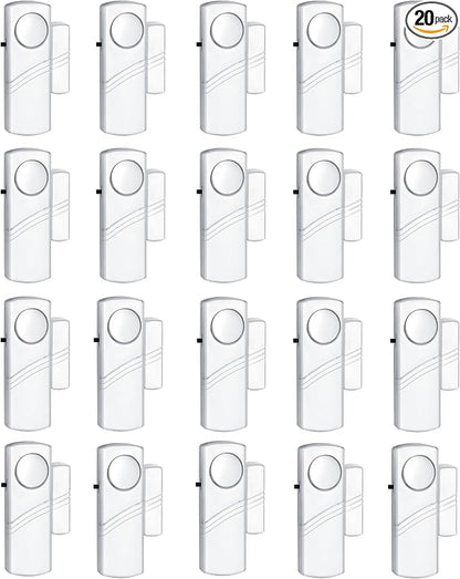 Security Door Window Alarm, 90DB Wireless Sensor Door Window Burglar Alarm by PLOJOP