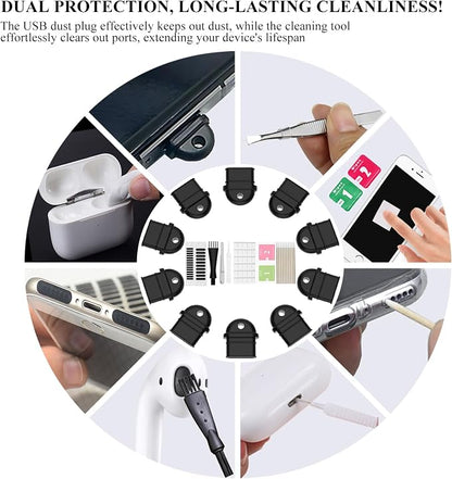 10PCS USB C with Grip Port Dust Plug, Easy Grip Dust Plug Cover, Type-C Dust - Image 3