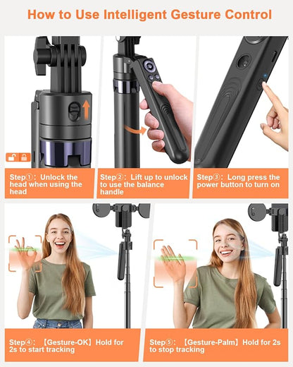 71” Auto Face Tracking Tripod for iPhone - Image 8