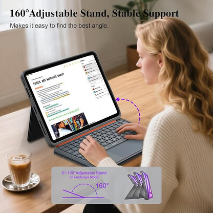 iPad Air 13 inch Case Keyboard, Wireless iPad Keyboard - Image 6