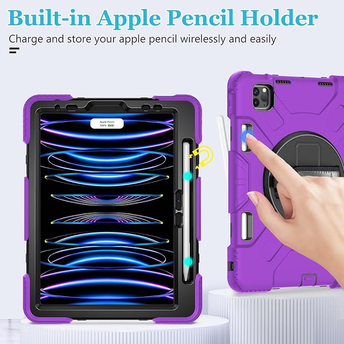Case for iPad Pro 11 Inch 2022/2021/ 2020/2018: Silicone Cover for iPad 11 Inch - Image 8