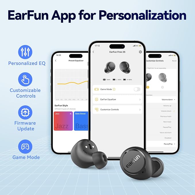 EarFun Free 2S Wireless Earbuds, 4 Mics - Image 4