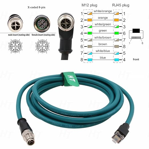 Ethernet Cable for Cognex in Sight 9000 7000gen2 2000 Microscan Basler Camera - Image 3
