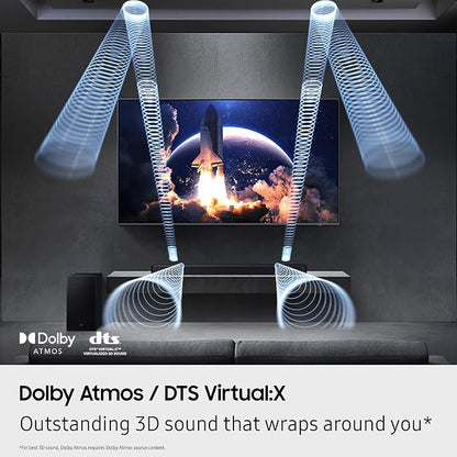 Samsung Q-Series Soundbar HW Q600F 3.1.2 ch Subwoofer SpaceFit Sound Pro - Image 4