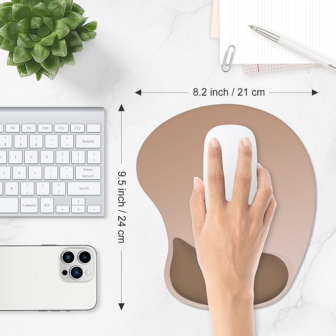 ITNRSIIET Ergonomic Mouse Pad, Cushioned Gel Wrist Rest, Non-Slip Base - Image 6
