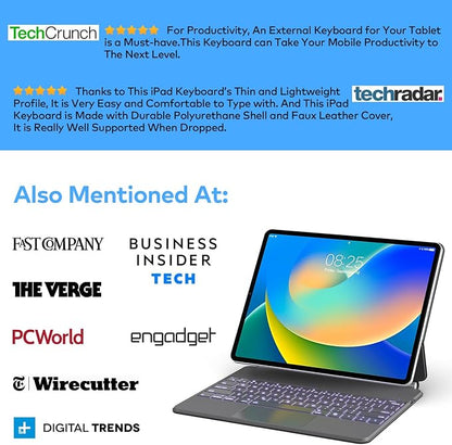 Keyboard Case for iPad Air 13 and iPad Pro 12.9 inch 6th / 5th / 4th / 3rd - Image 6