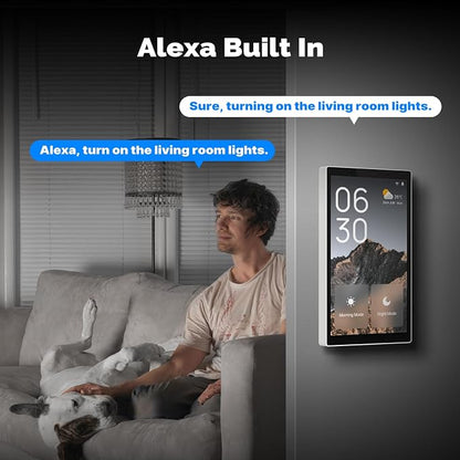 MOES Smart Home Touchscreen Control, In-wall Smart Panel - Image 3
