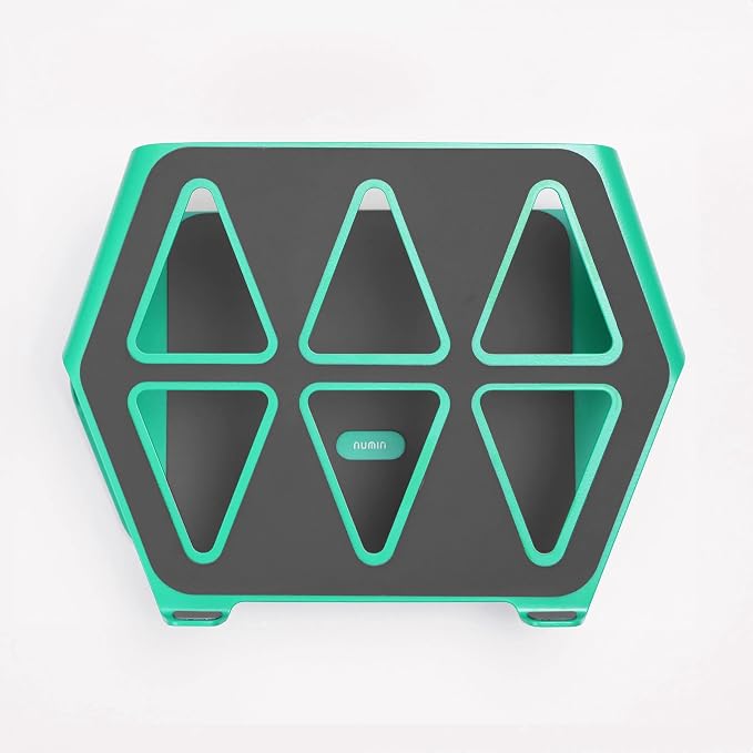 NUMIN Facet Laptop Station Green | Laptop Tabletop Stand Tall Height Ventilated - Image 4