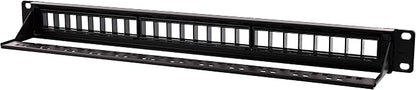 Networx 1U 24-Port Keystone Patch Panel - Image 2