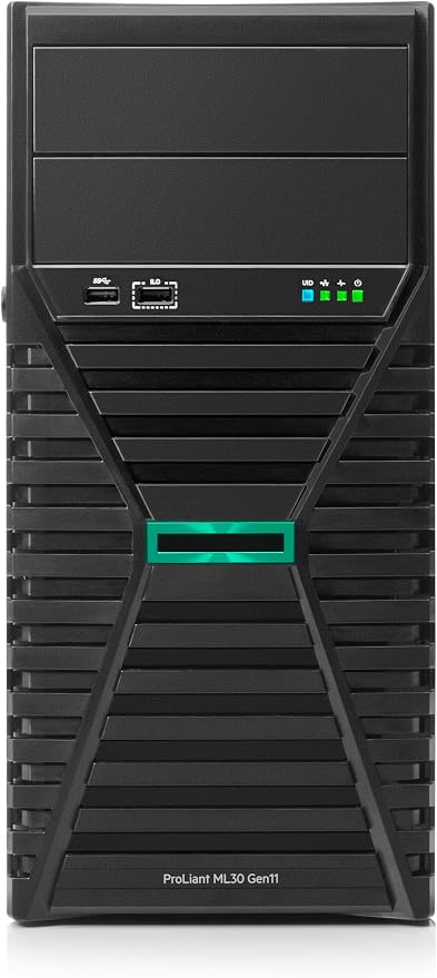 Hewlett Packard Enterprise ProLiant ML30 Gen11 Tower Server w/one Intel Xeon by HewlettPackardEnterprise