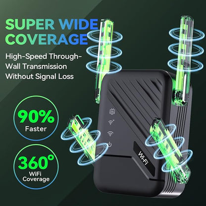 2026 Best WiFi Extender Signal Booster, Internet Extender Covers Up to 13389 - Image 3