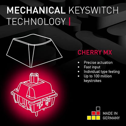 Cherry MX 3.0S Wireless Mechanical Gaming Keyboard. Aluminum Housing Built - Image 6