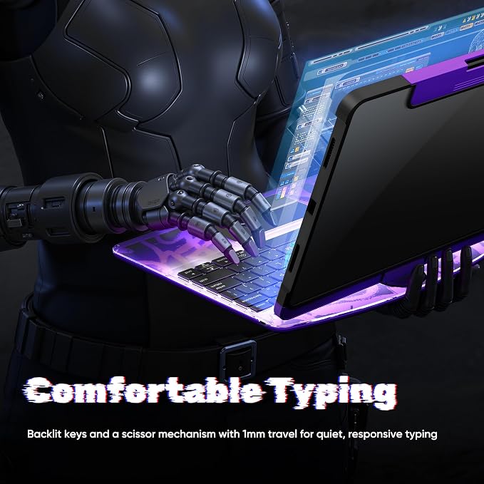 KITONE Transparent Case with Wireless Keyboard only - Image 5