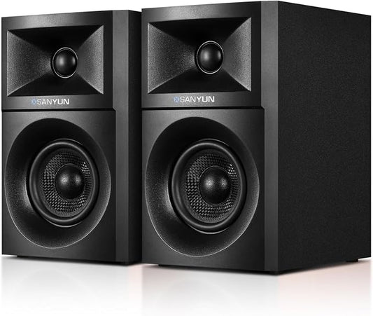 SW203 4.0 Computer Speakers - 60W 4-Way DSP Control 3D Immersive Sound - 3" by Sanyun