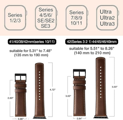 SUNFWR Leather Bands Compatible - Image 5