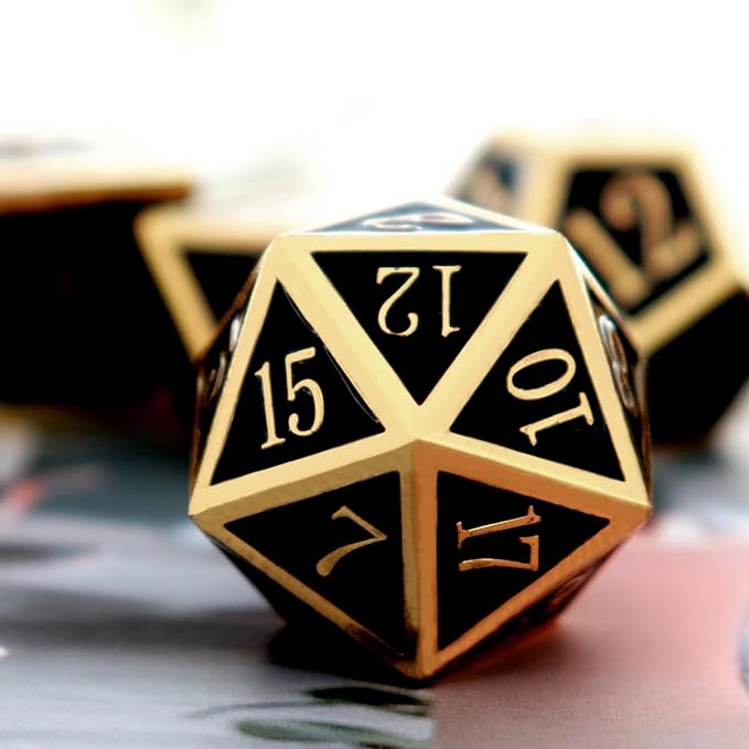 Haxtec DND Metal Dice Set D&D Dice Compatible - Image 4