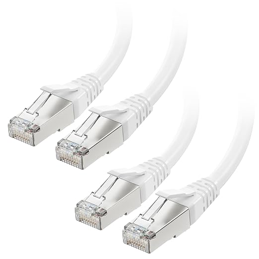 Cable Matters 2-Pack 40Gbps Short Cat 8 Ethernet Cable - 3ft by CableMatters