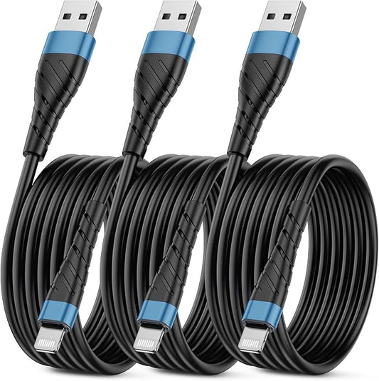 OIITH MFi Certified for iPhone Charger Cable 3 Pack 10 Ft, Extra Long for by OIITH