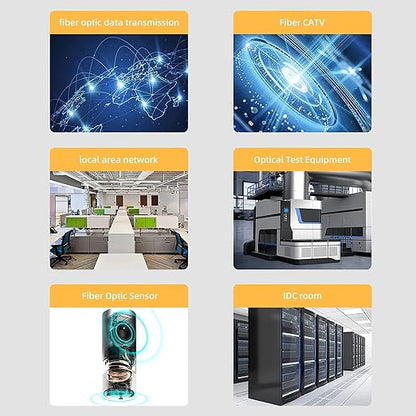 Fibergaga-1m OS2 ST to ST Fiber Patch Cable, Single Mode, Length Option: - Image 6