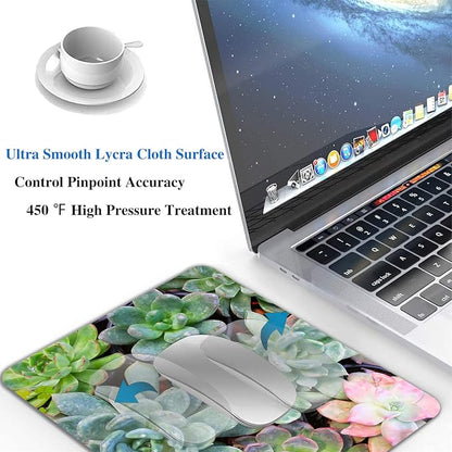 Cute Succulents Mouse Pad, Kawaii Succulent Mouse Pad - Image 4