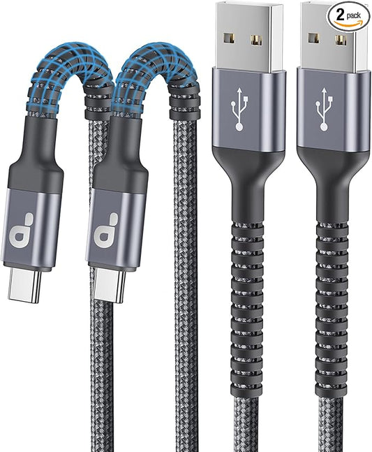 USB C Cable 10FT, iPhone USBC Cable 3A Fast Charging Upgraded Extra Durable by PRAKIE