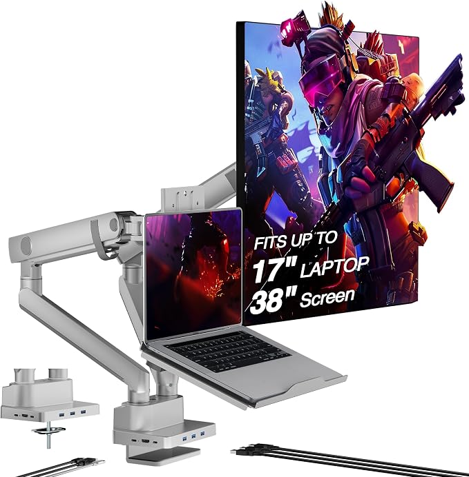 AVLT Dual 17”-38" Monitor Arm Desk Mount by AVLT-USA