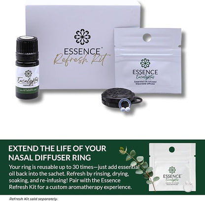 Essence Wearable Aromatherapy Nasal Diffuser – Eucalyptus Essential Oil Nose - Image 6