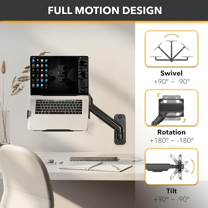 CondoMounts Laptop Wall Mount | Spring-Assisted Arm - Image 5