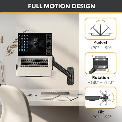CondoMounts Laptop Wall Mount | Spring-Assisted Arm - Image 5