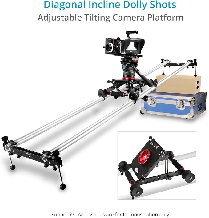 Proaim Fusion Video/Film Camera Dolly Slider - Image 8