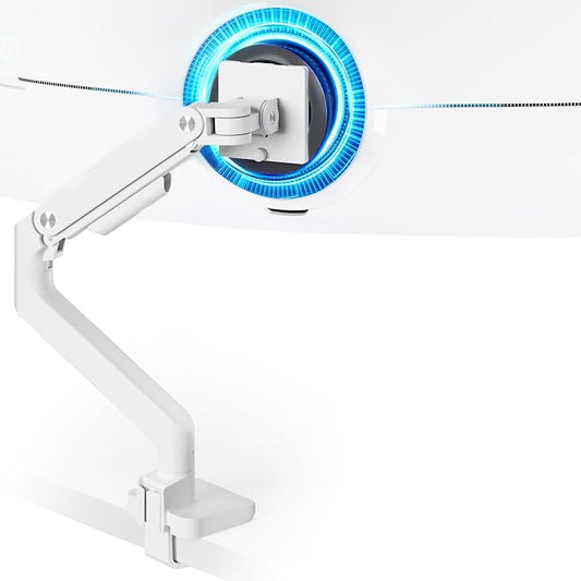 ARES WING Ultrawide Monitor Arm White by ARESWING