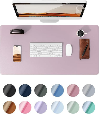 YSAGi Leather Desk Pad Protector, Office Desk Mat, Large Mouse Pad, Non-Slip PU by YSAGi