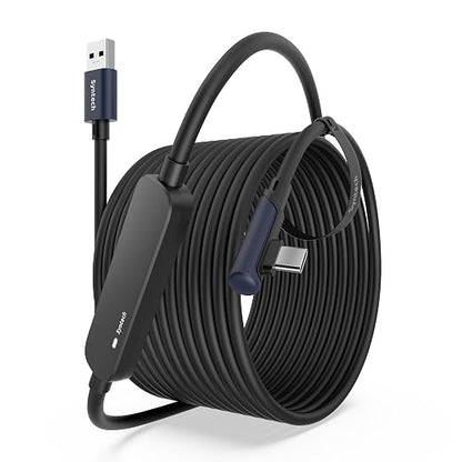 Syntech Link Cable 26 FT with Signal Booster Compatible with Meta/Oculus Quest 3 by Syntech