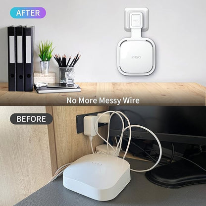 Wall Mount Holder for eero Pro 6e/6 Mesh Wi-Fi System, Outlet Wall Mount Stand - Image 3