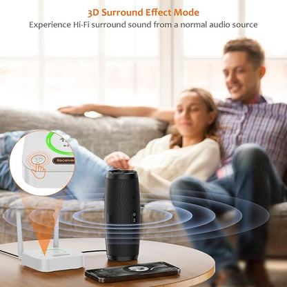 1Mii Bluetooth 5.1 Receiver, Long Range HiFi Bluetooth Audio Adapter w/ 3D - Image 6