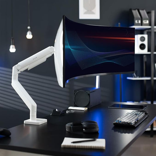 VIVO Heavy Duty Aluminum Ultrawide Monitor Tension Arm - Image 2
