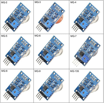 9 in 1 MQ Sensor Modules Kit Project Super Starter Kits - Image 2