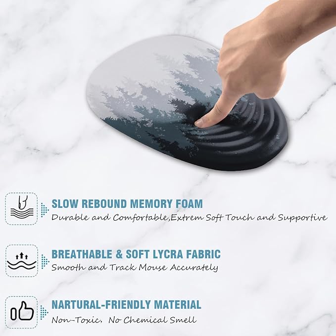 Ergonomic Mouse Pad Wrist Support, Mouse Pad - Image 4