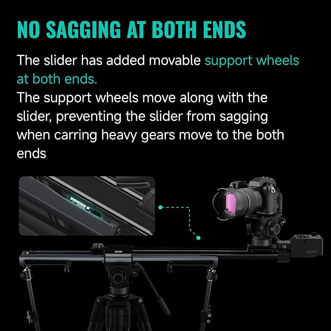 Zeapon Micro4 E1000&PONS PT Heads Double Distance Motorized Camera Slider - Image 7