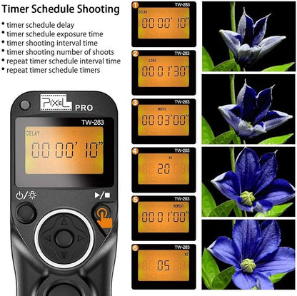 Wireless Shutter Release for Canon, Pixel TW-283 E3/N3 Wireless Remote Control - Image 6