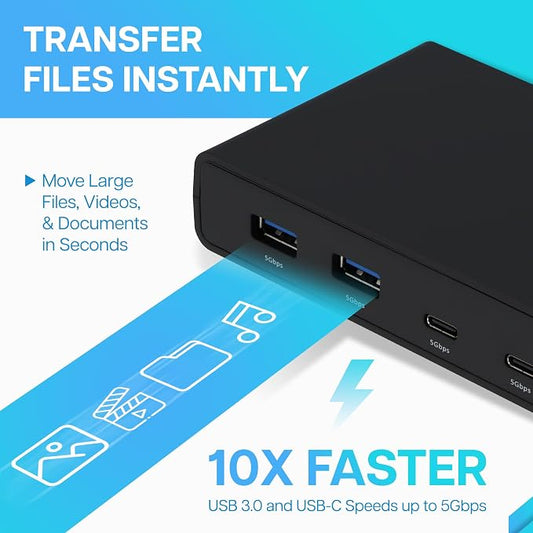 VisionTek VT4510 Universal USB Dual Monitor Docking Station - Image 2