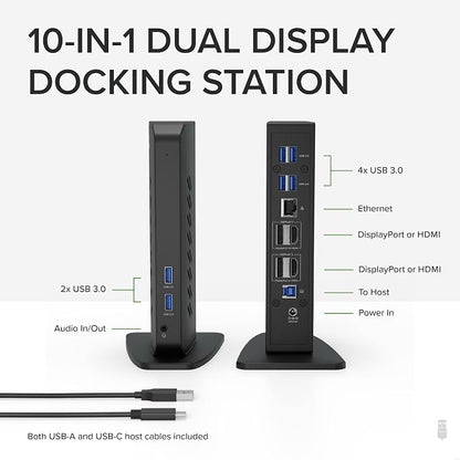 Plugable Dual DisplayPort & HDMI Docking Station - Image 2