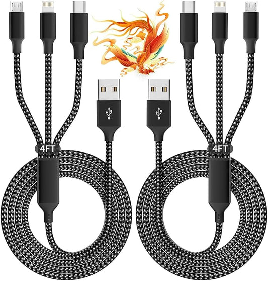 IDISON Multi Charging Cable, 3 in 1 USB Charging Cable by MPATIBY