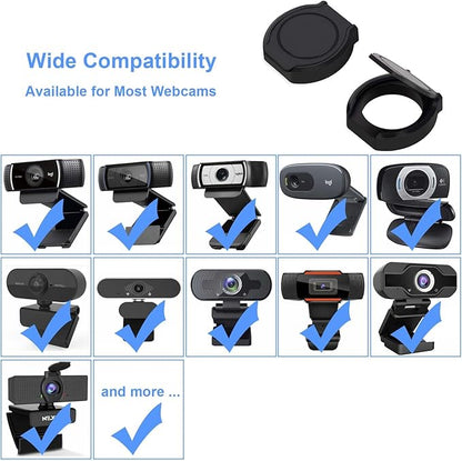 2 Pack Universal Webcam Cover, Desktop Computer External Webcam Lens Covers - Image 4