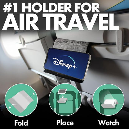 Airplane Phone Holder, Flexible Tablet and Cell Phone Holder, Folding Cellphone - Image 3