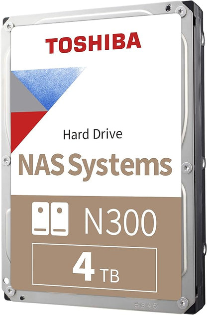 Toshiba N300 4TB NAS 3.5-Inch Internal Hard Drive by Toshiba