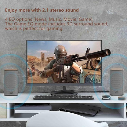 KEiiD 2.1 Bluetooth Computer Speakers - Image 4