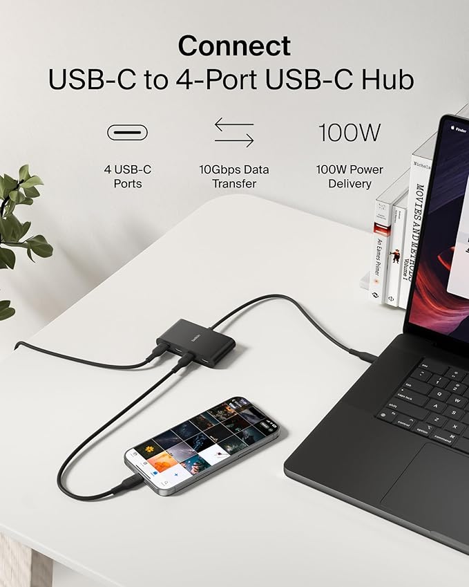 Belkin Connect 4 Port USB C Hub - Image 2