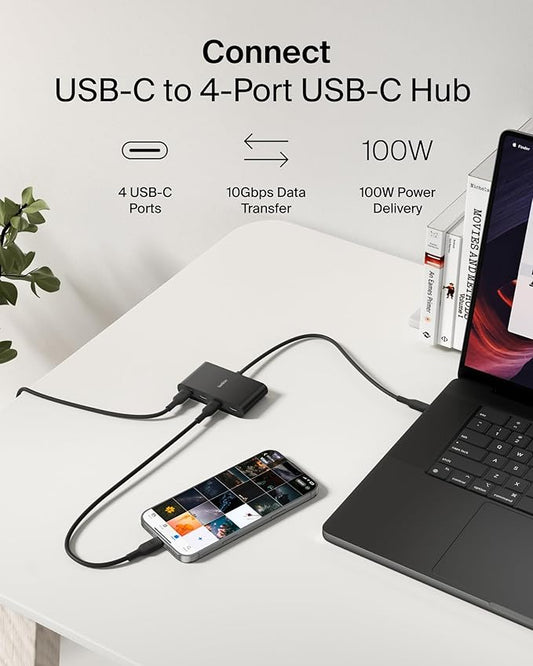 Belkin Connect 4 Port USB C Hub - Image 2