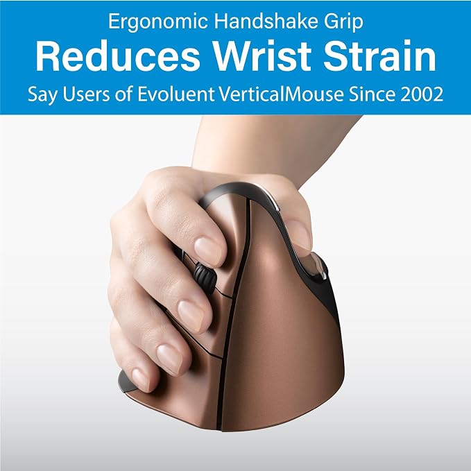 Evoluent – Inventor of The Vertical Mouse – VM4SW Ergonomic Vertical Mouse - Image 2